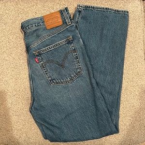 Levi’s Premium Ribcage Straight - Light Wash